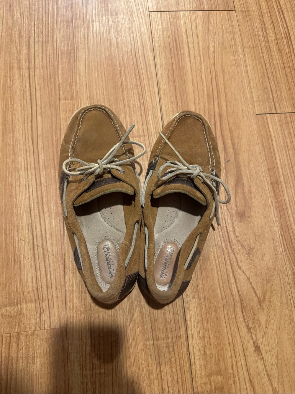 Sperry Men's Tan Suede 2-Eye Boat Shoes